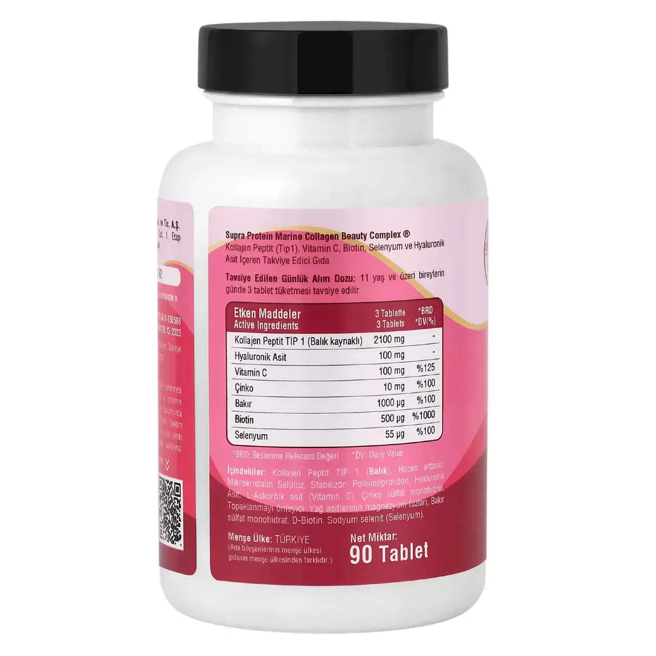 Collagen Beauty Complex (90 Tablet) - Supra Protein