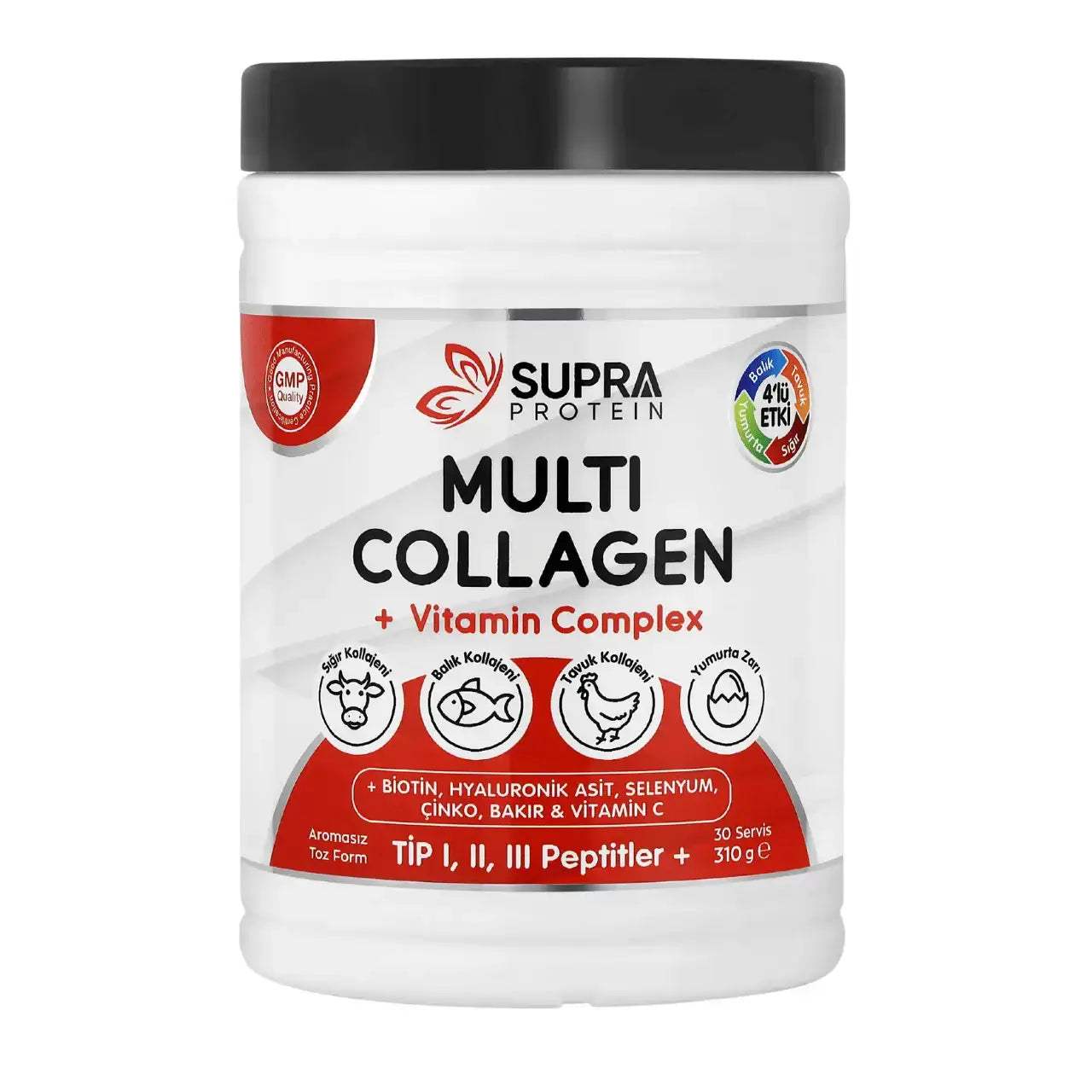 Multi Collagen Vitamin Complex ( Toz Form) - Supra Protein